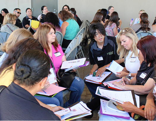 A PQlife coaching cohort working together